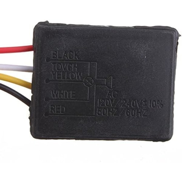 AC 220V 3-vägs touchkontroll sensor dimmer switch skrivbordslampa