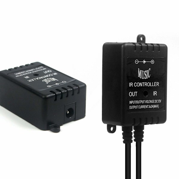 20 knappers IR LED RGB musikcontroller kontrolcontroller
