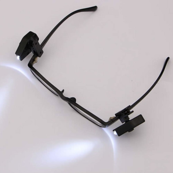2 stk. Mini læselamper, LED-klipslamper