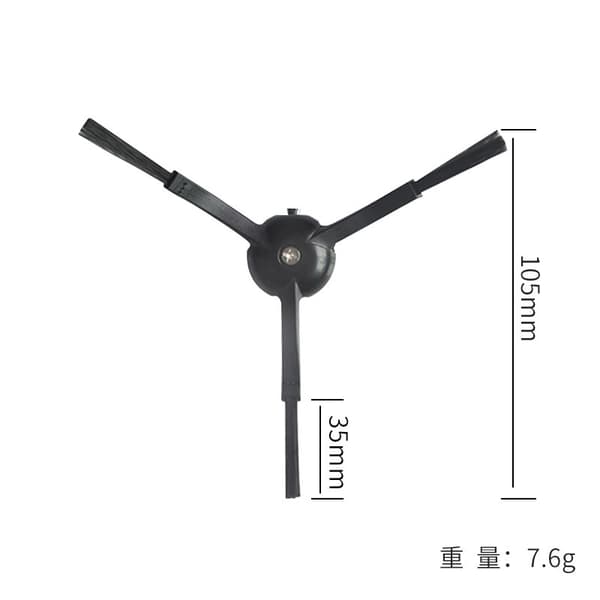 For Roborock Q5 Pro Q5 Pro+(Plus) Robotstøvsuger Deler 2 side brushes