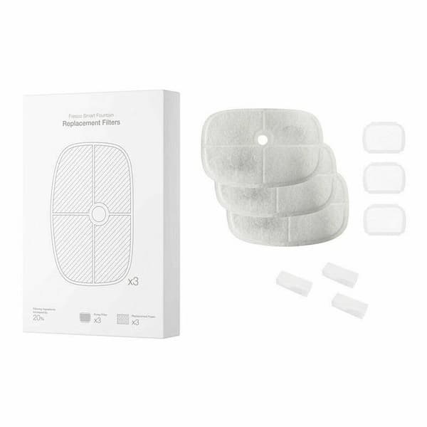 Erstatningsfilter + svamp + pumpestick Petoneer (3 stk) 135
