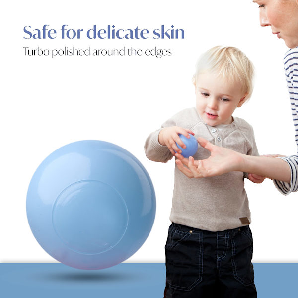 100 stk myke plast mini lekeballer i flere farger - knusesikre, ingen skarpe kanter - bruk i barnas ballbinge (100 stk)