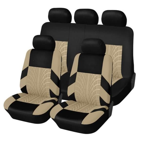 Setetrekk - YYV - Universal - 9-delt sett - Beige - Polyesterstoff