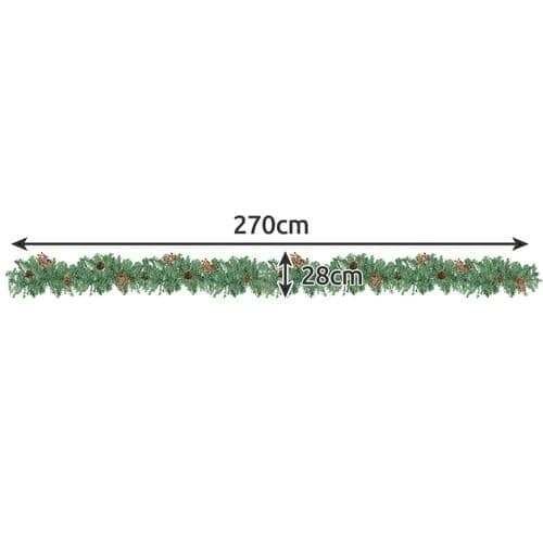 Julegirlander / LED-girlander - 2,7 m