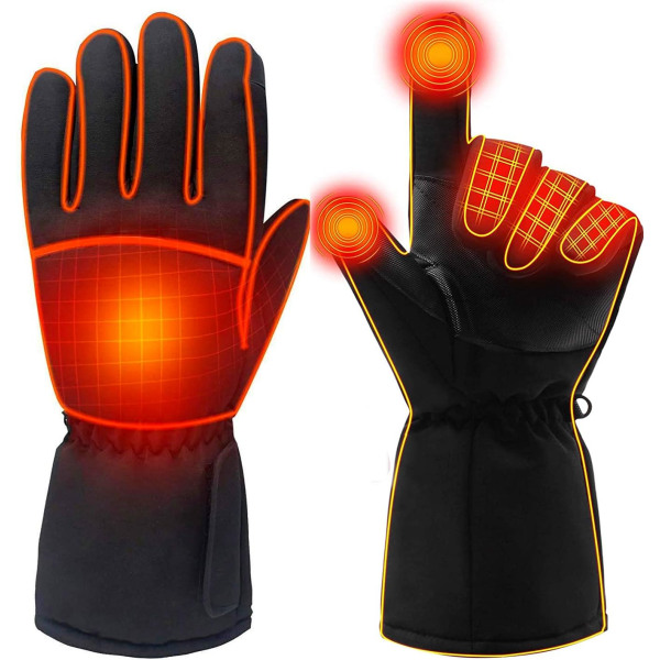 Batteridrivna uppladdningsbara uppvärmda handskar för män/kvinnor