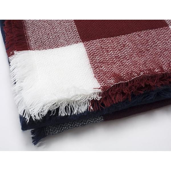 scarf för dam, rutig, oversized, fyrkantig, filtscarf, höst/vinterscarf, tartan, ränder, pläd, fransar