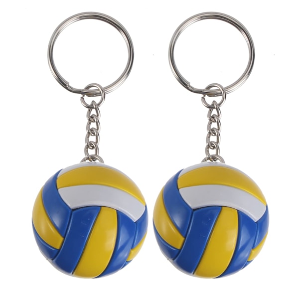 2 stk. Volleyball Charm nøglering Unikke taskevedhæng
