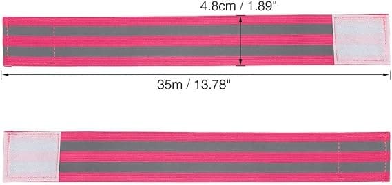 4 stk refleksbånd for arm synlighet sykkel refleksbånd