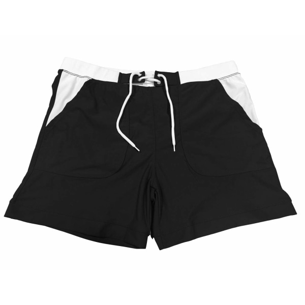 Hurtigtørrende badeshorts til mænd Beach Short Board Spa Trunks Stretchy gym shorts med justerbar snøre（36，XL）