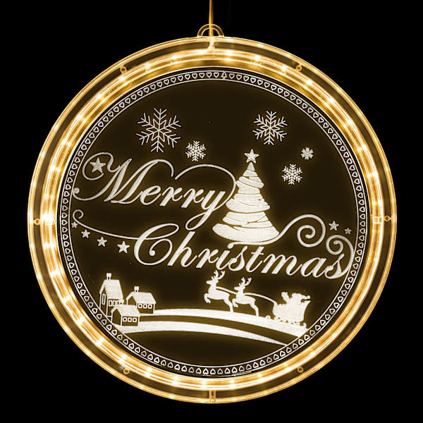 Jul Fönsterlampor Dekor Led Varm Vit (God Jul)