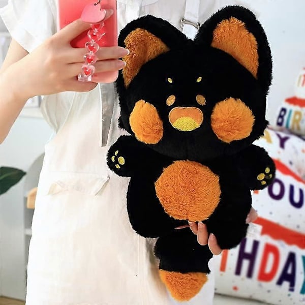 Plush Katt Leksaker Kawaii, Stoppade Katt Djur, Kudde Katt Mjuk Kudde, Söta Katt Plysch Present till Flickvän och Barn (40cm)