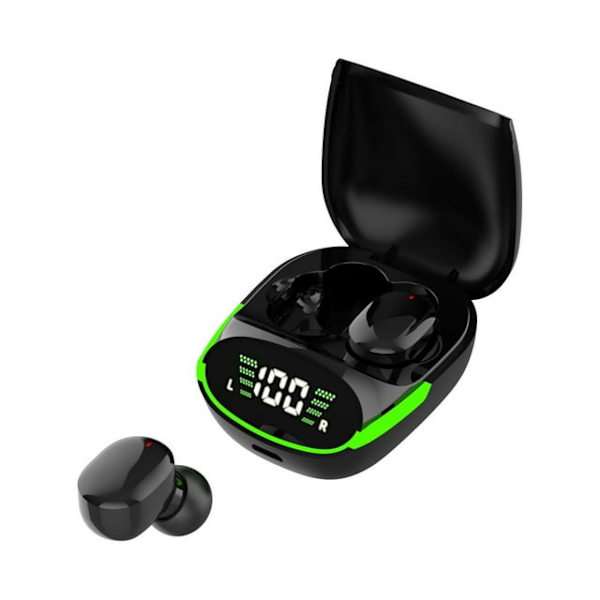 Bluetooth-hodetelefoner, Bluetooth-ørepropper Trådløse ørepropper Bluetooth 5.0 Digital skjerm Støyreduksjon Bluetooth-hodetelefon