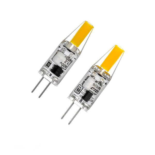 G4 LED 220V 3W 2700K varm hvid 160LM, silikonepærer 5-pak