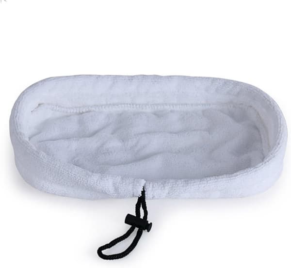 Sett med 5 stk. Universal Vaskbar Mikrofiber Dampmopp Erstatningsputer, 27 x 16cm (Hvit)