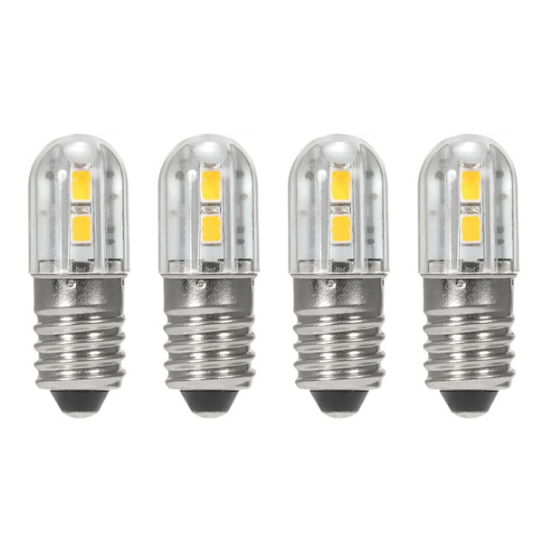 2 kpl 6V E10 LED-lamppua 2835-ruuvikannalla 4