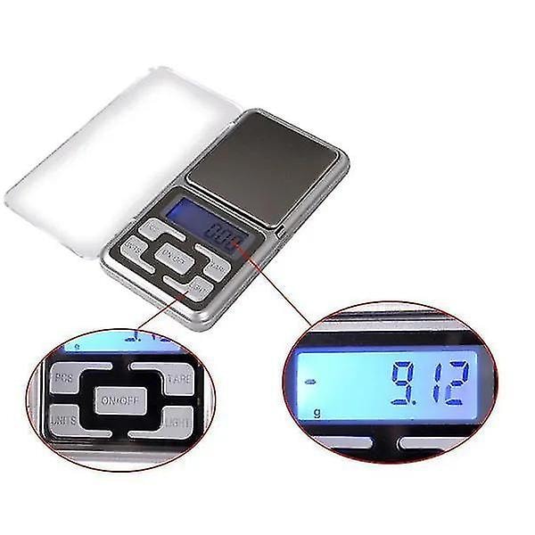 Digital lommeskala, lommeskala, smykkeskala 0,01 - 200g