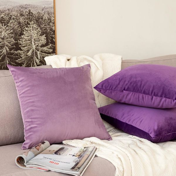 Kudde 45x45cm Kuddfodral för vardagsrum Soffa Sovrum Set om 2 för vardagen