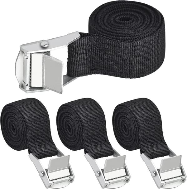 4 stykker spændestropper 1 m x 25 mm
