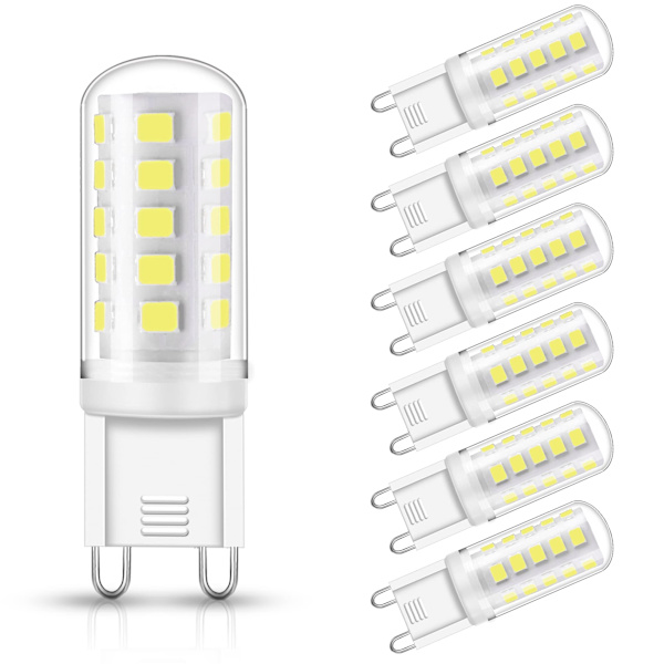 G9 LED-lamput, 3W 350LM viileä valkoinen 6000K Ei himmennettävissä 6 kpl