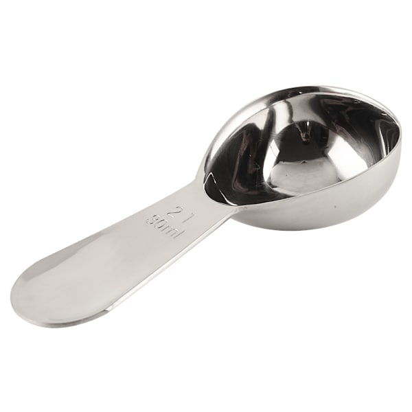Rostfritt stål kaffeskopa (2 matskedar, 30 ml) Silver