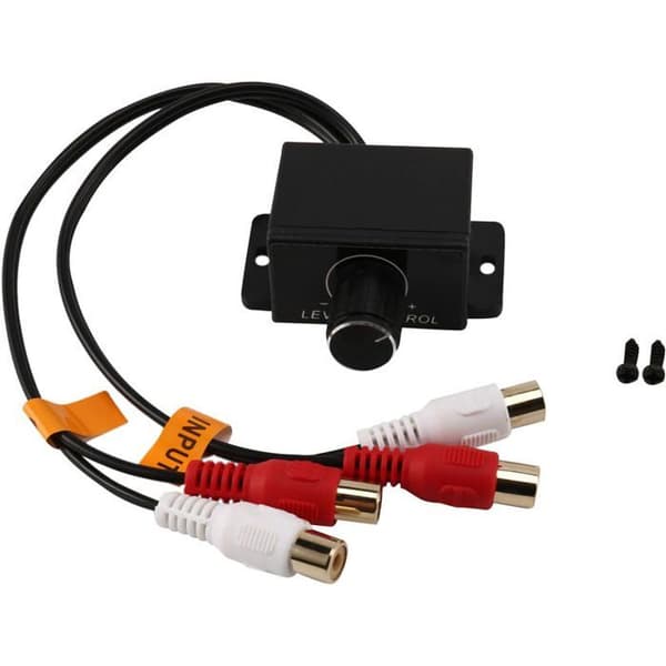 RCA Bil Basforstærker Gain Level Volume Control LC-1 Sort