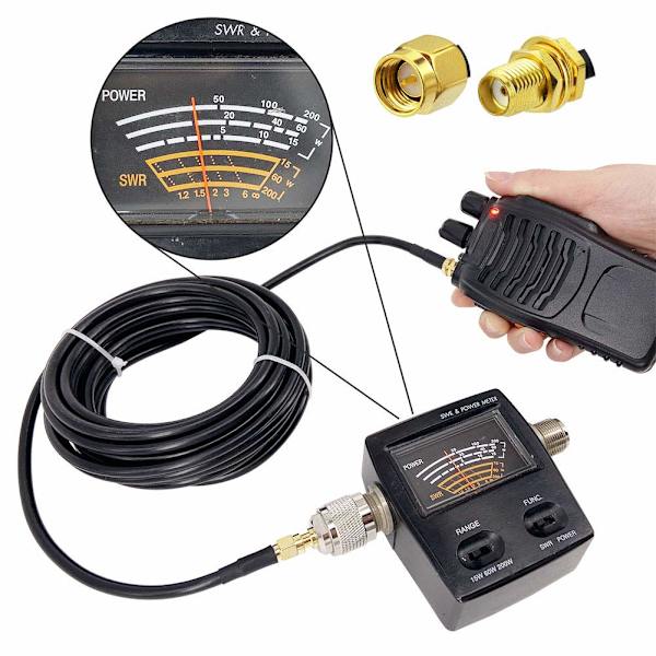 10M SMA hann til SMA hunn lavt tap RG58 koaksialkabel patchledning koaks for 2G/3G/4G LTE SMA WiFi-antenne trådløs ruter WLAN strømledning