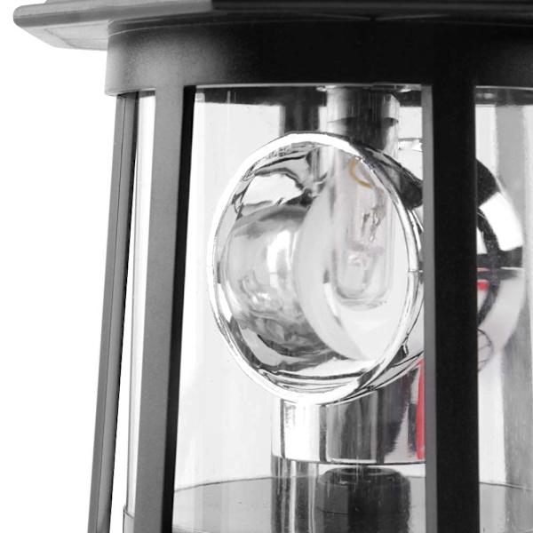 LED Solcellsroterande Fyrlampa Utomhus Trädgårdsdekoration