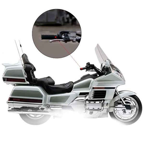 Silikon Motorsykkelgrep 7/8\" 22mm - Universal Myk Anti-skli, for Motorsykkel Scooter (Svart)