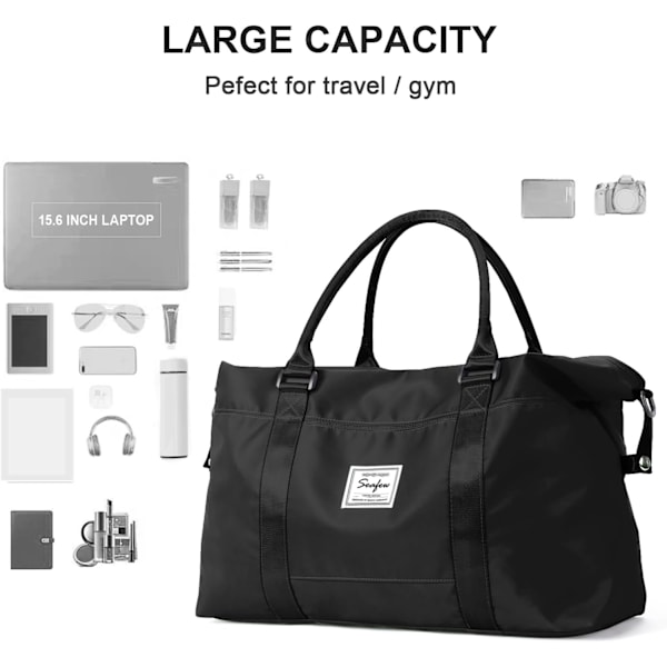 Kabinväska Under Säte, Reseväska Kabinväska Under Säte Handbagage Holdall Väska för Kvinnor Övernattningsväskor Weekendväskor Sjukhusväska