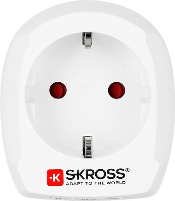 Adapter Europa til Storbritannia White 68