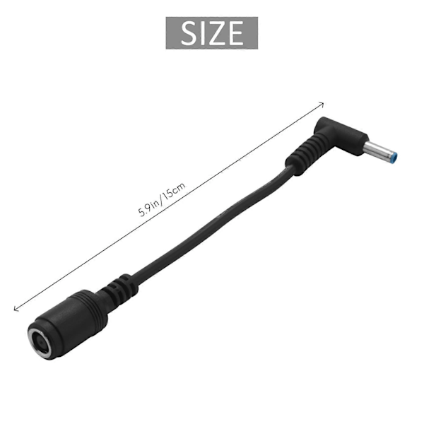 Adapter Strömförsörjning 7.4x5.0mm till 4.5x3.0mm Tip Connector Converter för Stream Spectre Pavilion Eli