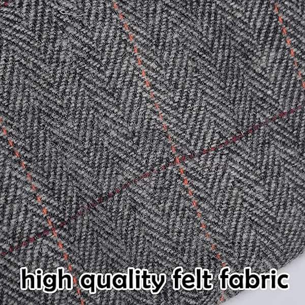 Miesten tweed lierihattu ajomyssy Newsboy -säädettävä muoti Newsboy irlantilainen baretti, syksy talvi, 55-59 CM Grey