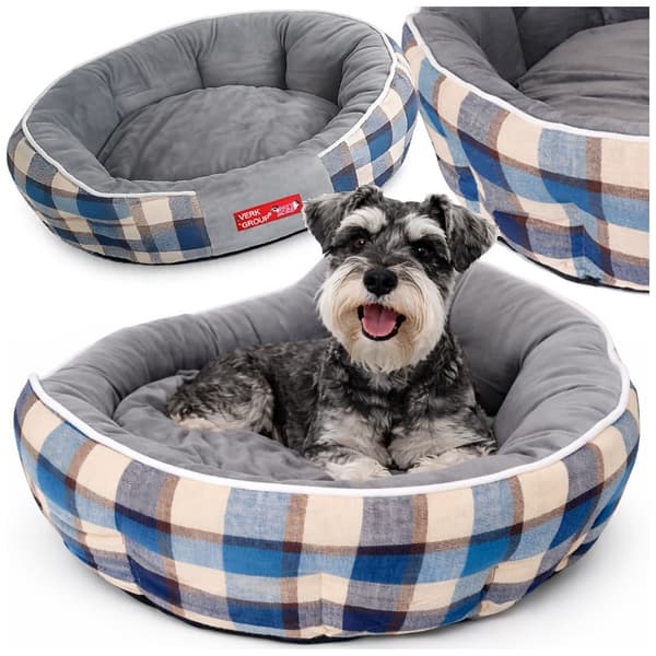 Hundeseng myk fluffy liten medium gray gray