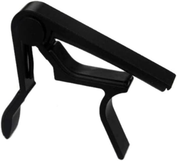 Sort guitar capo - skift tone og spil i sort stil
