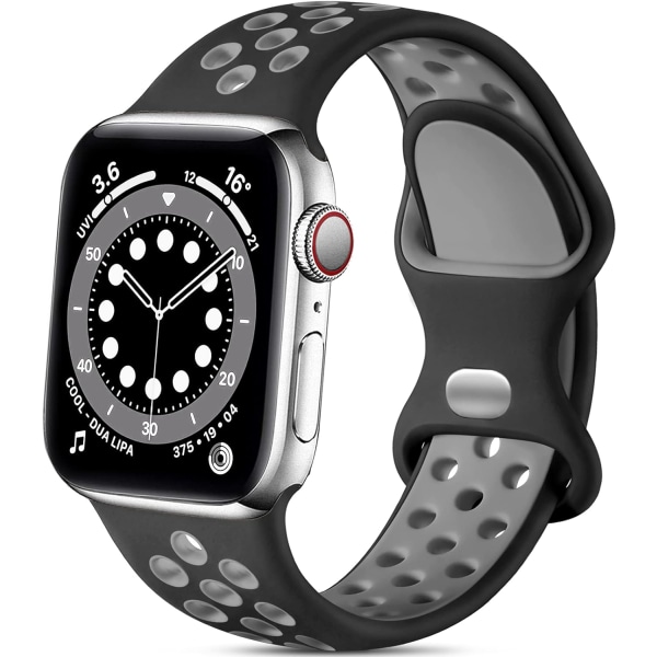 Silicone Sport Strap Compatible with Apple Watch Strap,for Apple Watch Ultra/Ultra 2/iWatch SE Series 9 8 7 6 5 4 3 2 1