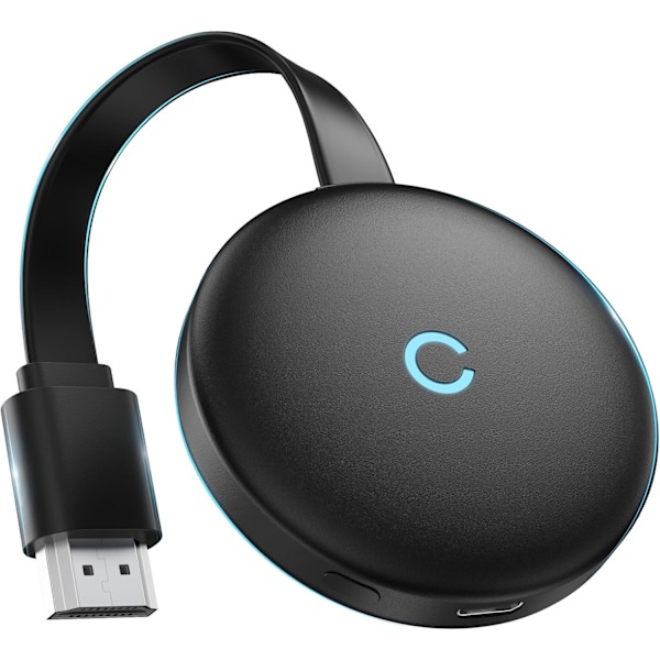 HDMI Adapter, TV Dongle, 4K Full HD Miracast Videostreaming fra Android, Windows, Mac OS, Laptop, Telefon, Tablet, PC til HDTV/Monitor/Projektor