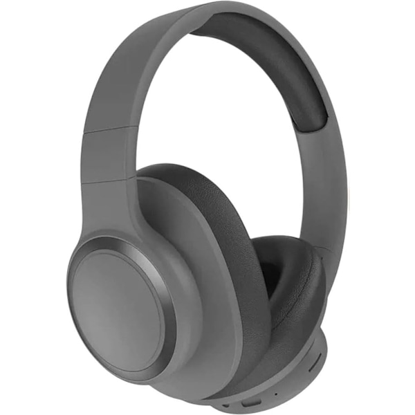 Trådløse Bluetooth-hodetelefoner, støydempende hodetelefoner med mikrofon, sammenleggbare over-øre-hodetelefoner for musikk, PC, datamaskin, treningsstudio, TV