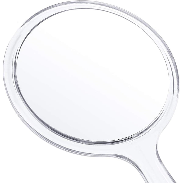 Sminkehåndspeil Dobbeltsidig 3X 1X Rund (transparent)