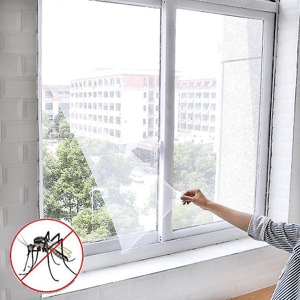 Myggnät / Insektsnät för fönster - 130x150cm - Klippbart - Myggvitt