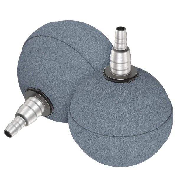 Akvarium 5cm luftestein ballong boble diffusor utgivelsesverktøy for luftkompressorer fiske tanker bøtter dammer og DWC reservoarer, 2 pakker