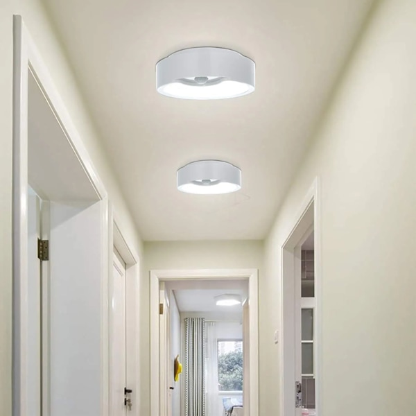 Bevegelsessensor LED-taklampe 19cm 300LM dagslys