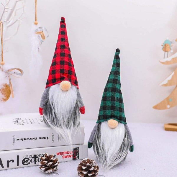 Gnomes Julepynt 3PC Håndlaget 10 tommer