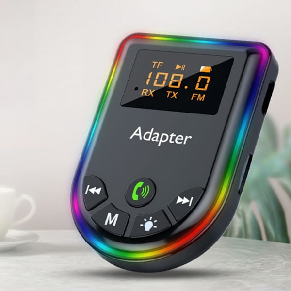 Trådløs Sender Modtager, Trådløs Audio Sender, Multifunktionelt Trådløst Audio Adapter Sæt Modtager og Sender Sæt, Trådløs Biladapter