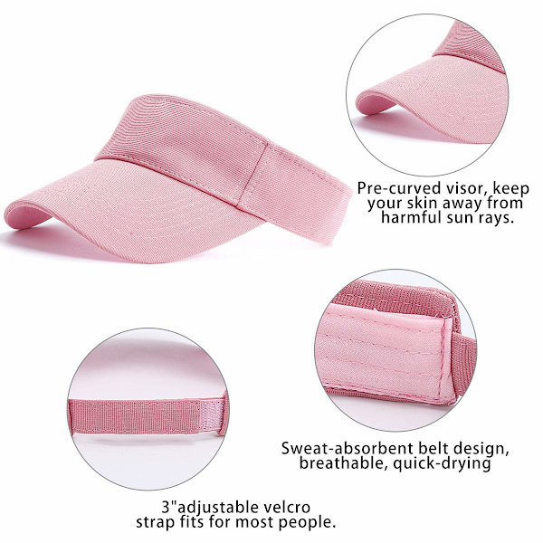 Aurinkolippalakki - Naisten poninhäntälippalakki, pesty ulkoilulippalakki, tavallinen isän lippalakki, säädettävä twill-golf-tennislippalakki miehille