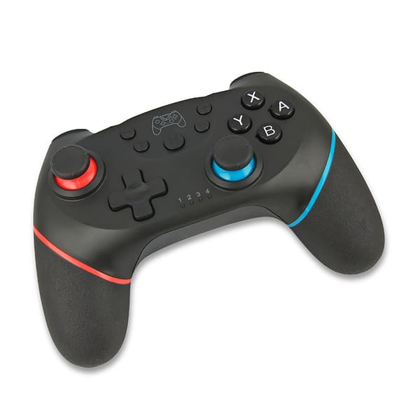 Svart trådlös Bluetooth-spelkontroll 6-axlig, för Nintendo Switch Pro