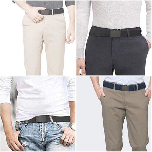 Trimming Shop Unisex Webbing Bälte Webbat Canvas Rem Metall Spänne Justerbar Arméstil Midjeband Utomhus Utility Wear 120cm