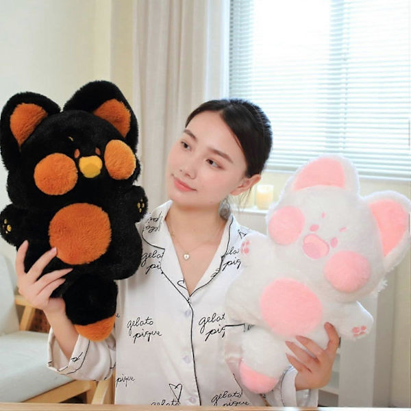 Kissan Pehmolelu Kawaii, Täytetty Kissan Pehmolelu, Tyyny Kissa Pehmeä Tyyny, Söpö Kissan Pehmolelu Lahja Tyttöystävälle ja Lapsille (40cm)