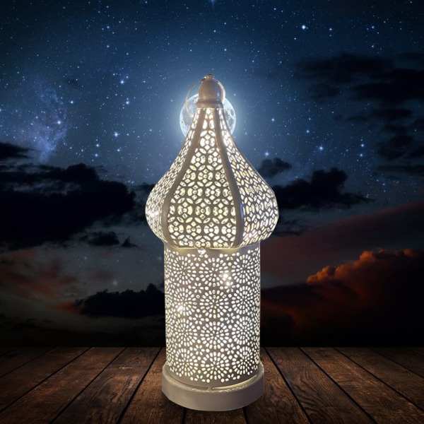 1 st marockansk lykta, batteridriven lampa