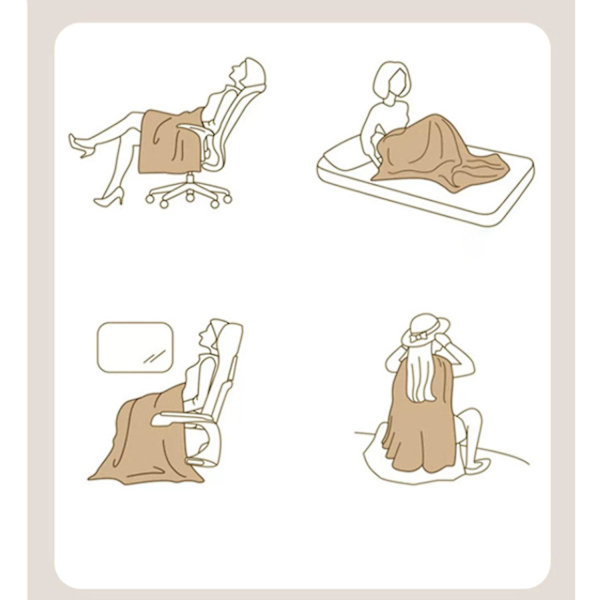 Fleece tæppe i ensfarvet, kontor-luretæppe, flanel børnetæppe, Pludset plaid tæppe til sofaen, 100x150 (gul)