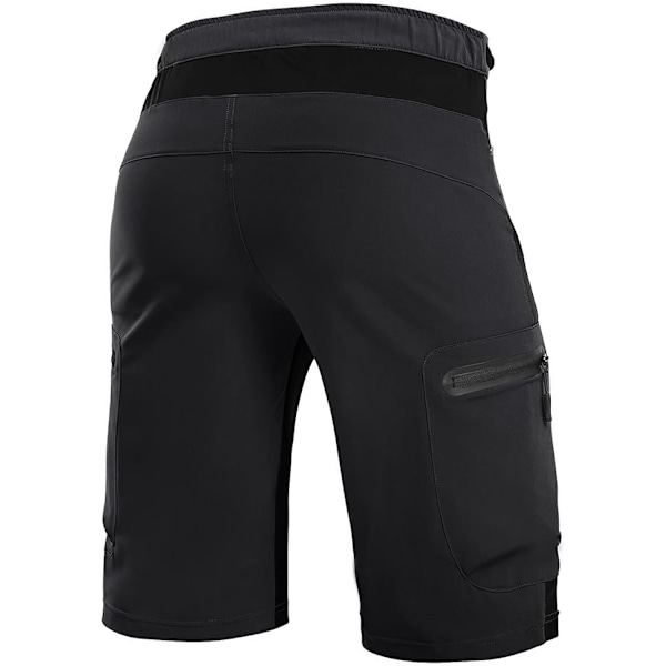 MTB-housut, miesten pyöräilyhousut, nopeasti kuivuvat MTB-shortsit, miesten maastopyörähousut, pyöräilyshortsit säädettävillä tarranauhoilla Asian Code 5XL/US Code 3XL